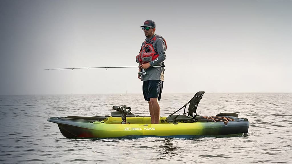 Rocket Stable Modular Fishing Kayak - Portable & Lightweight Sit-On Fishing Kayak