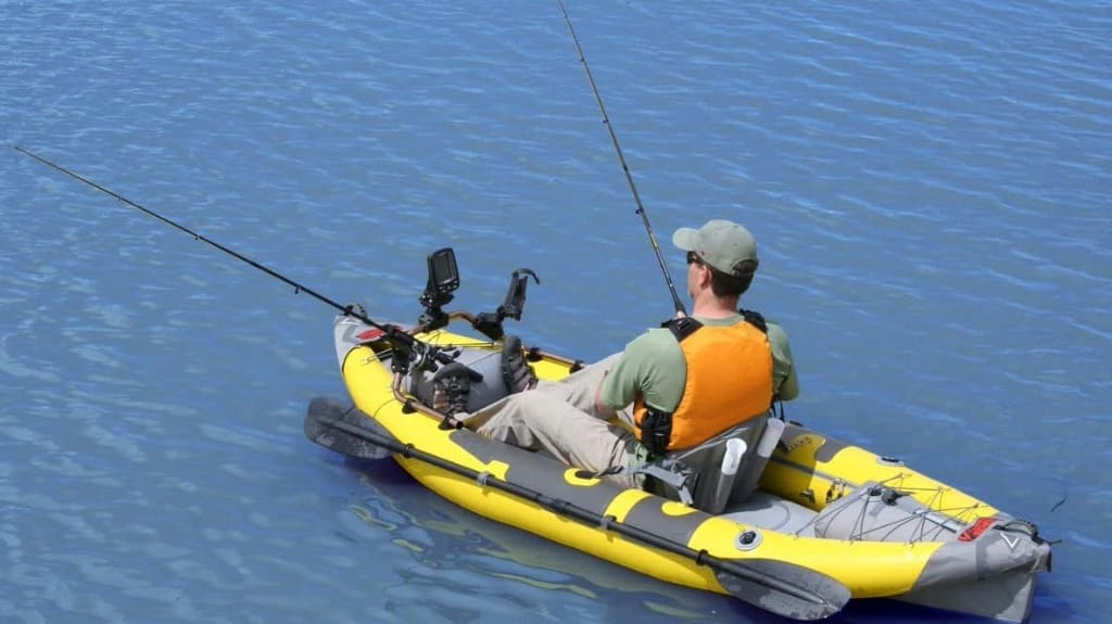 Advanced Elements StraitEdge™ Angler Inflatable Kayak - Entry-Level Fishing Kayak