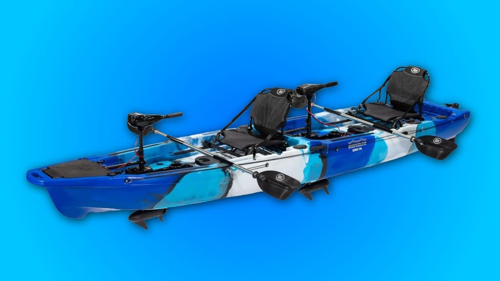 Brooklyn 14' Pro Motorized Tandem Kayak for Effortless Cruising & Precise Handling