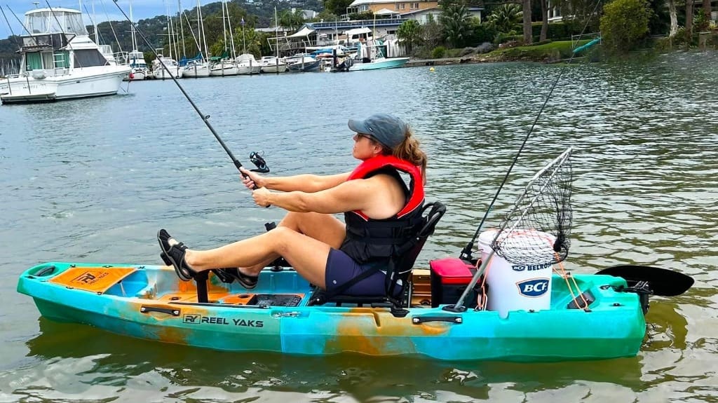 Reel Yaks Radar Modular 10' Fishing Kayak - Lightweight Sit-On-Top Kayak for Great Kayak Fishing