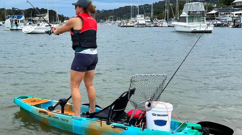 Reel Yaks Radar Modular 10' Fishing Kayak - Lightweight Sit-On-Top Kayak for a Stable Fishing Platform