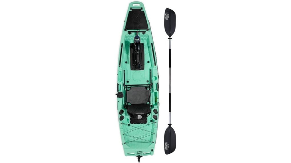 motorized single fishing kayak
