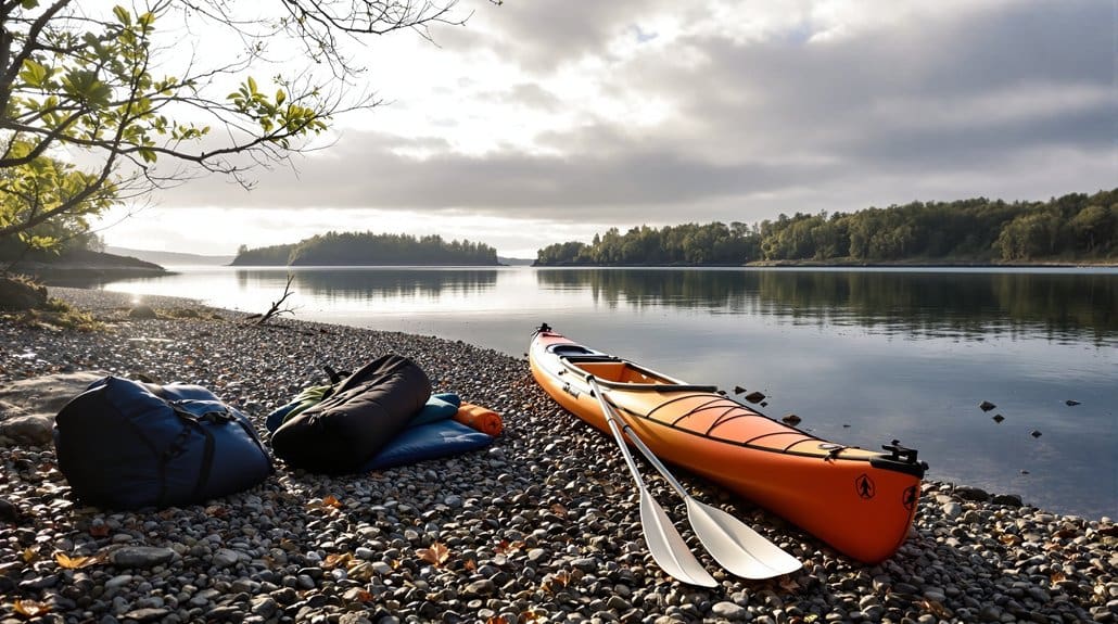short protected beginner kayak route