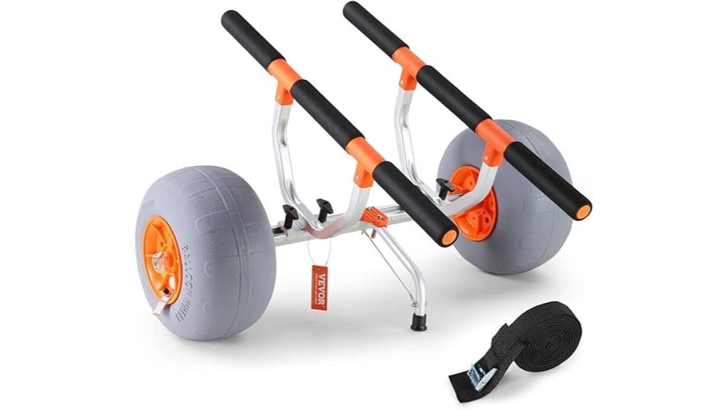 sturdy wheeled kayak transporter
