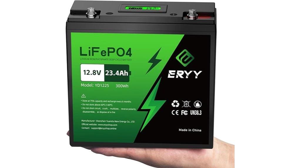 12v 23 4ah lifepo4 battery