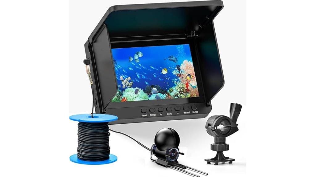 5 inch portable underwater fishing camera