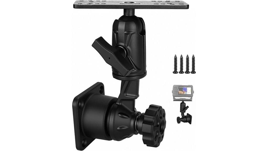 aluminium fishfinder swivel arm