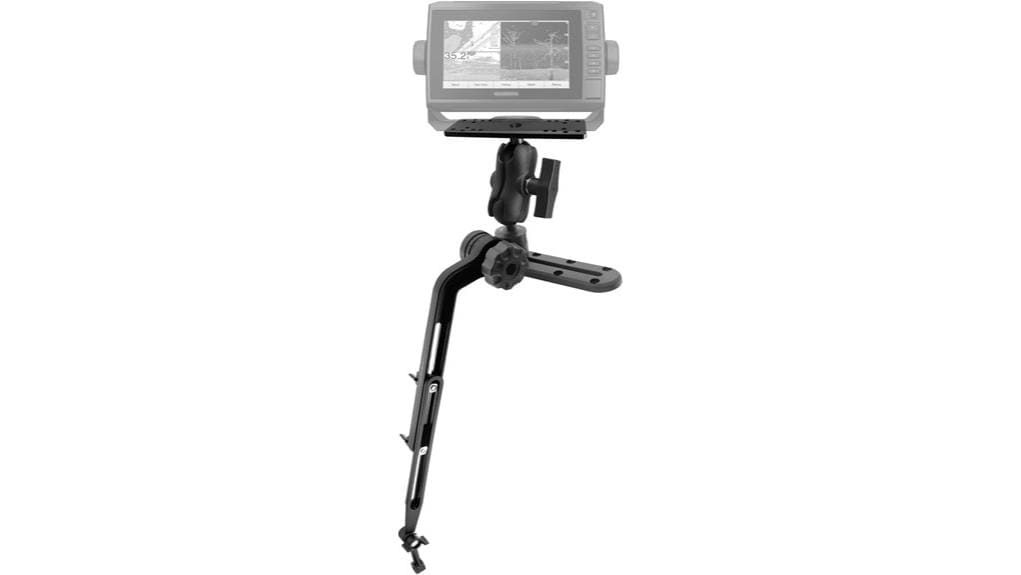 ball style kayak fishfinder mount