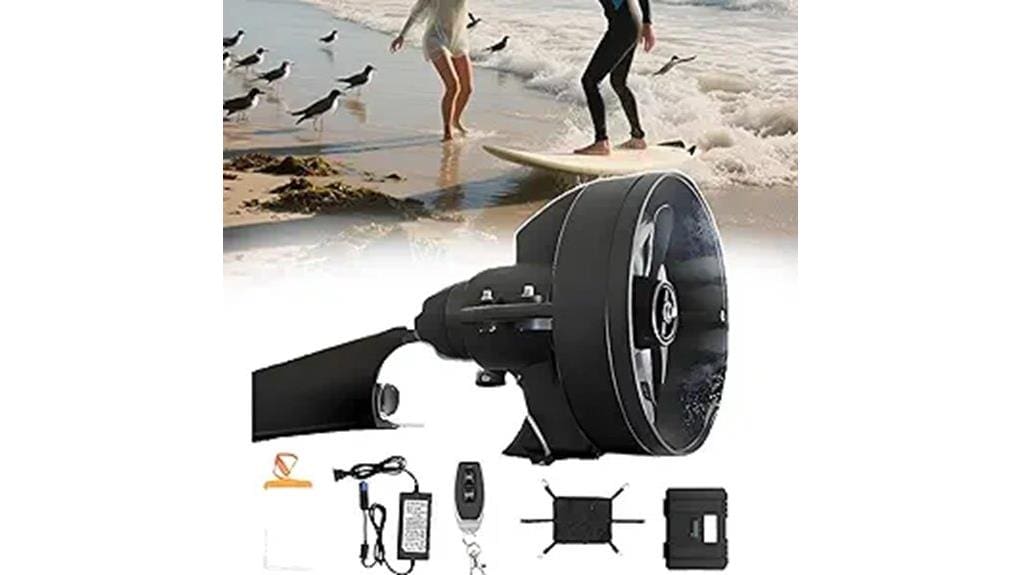 compact 12v underwater kayak thruster