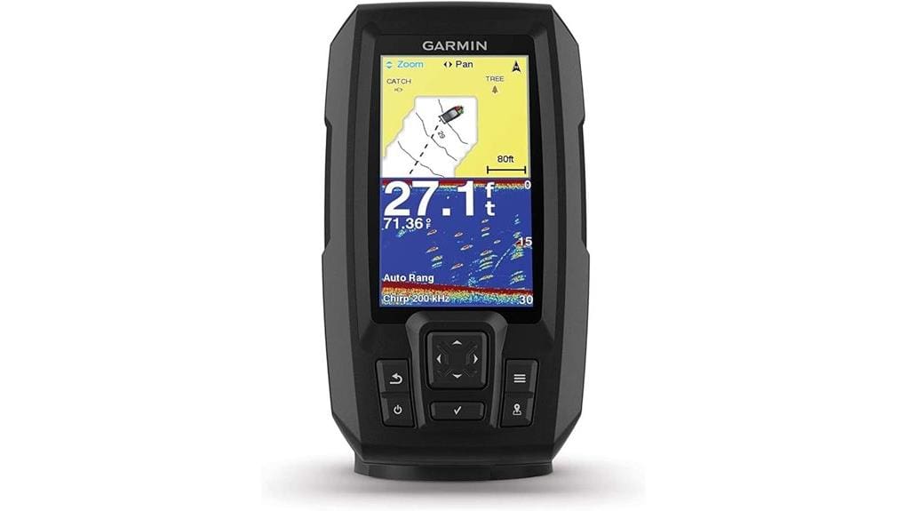 compact fishfinder with gps