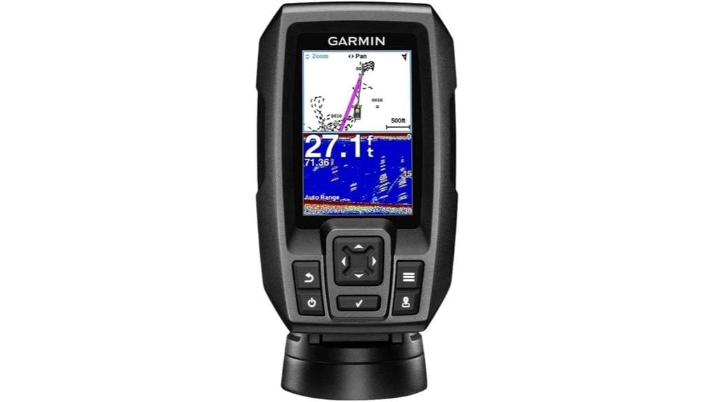 compact garmin sonar gps fishfinder