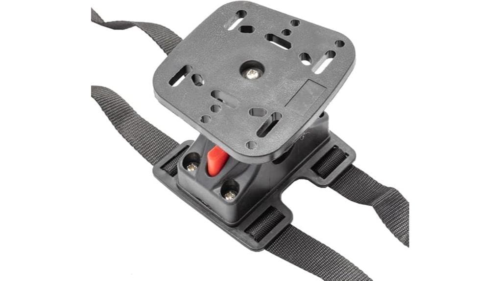 compact heavy duty fishfinder mount