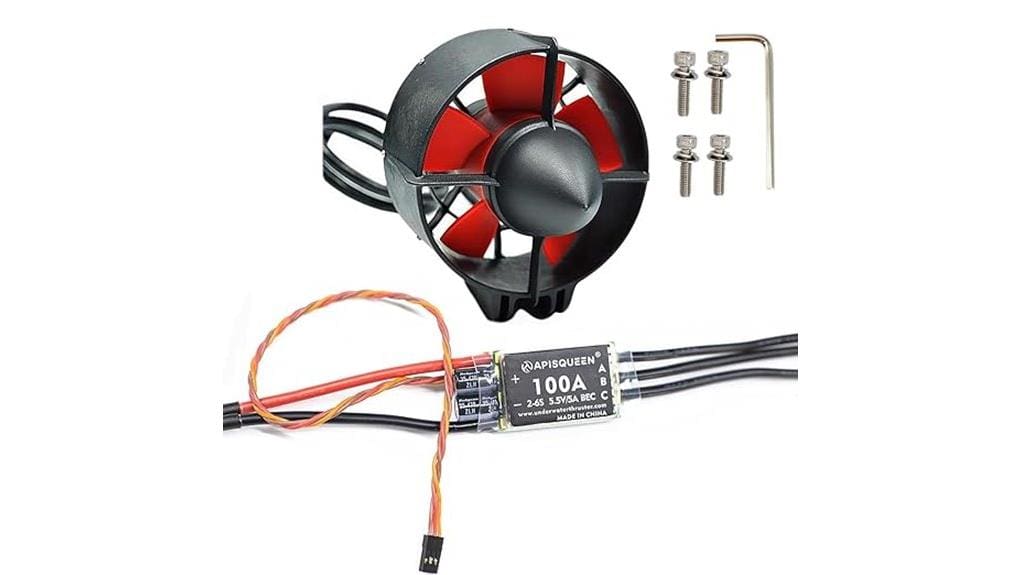 compact high voltage underwater thruster