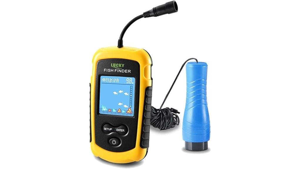 compact lucky kayak sonar