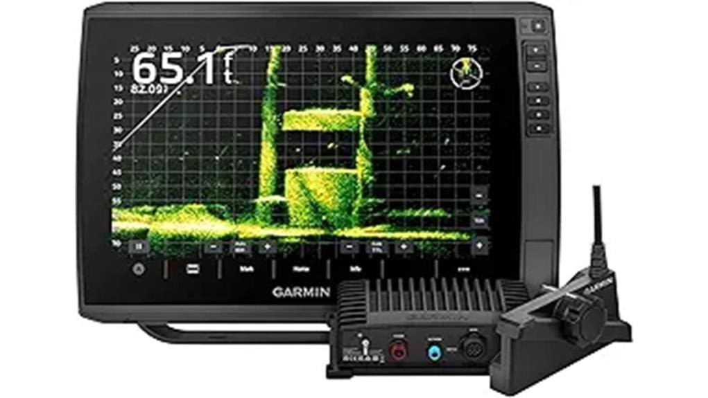 large high resolution marine chartplotter