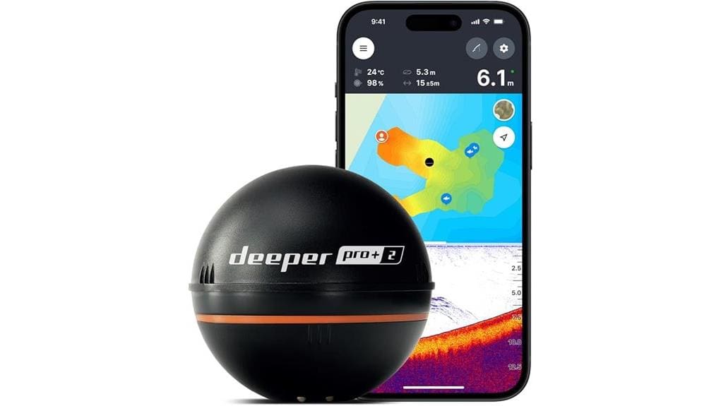 portable castable fish finder