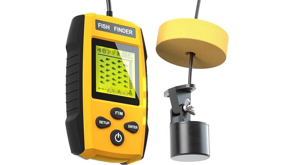 portable sonar fish alarm