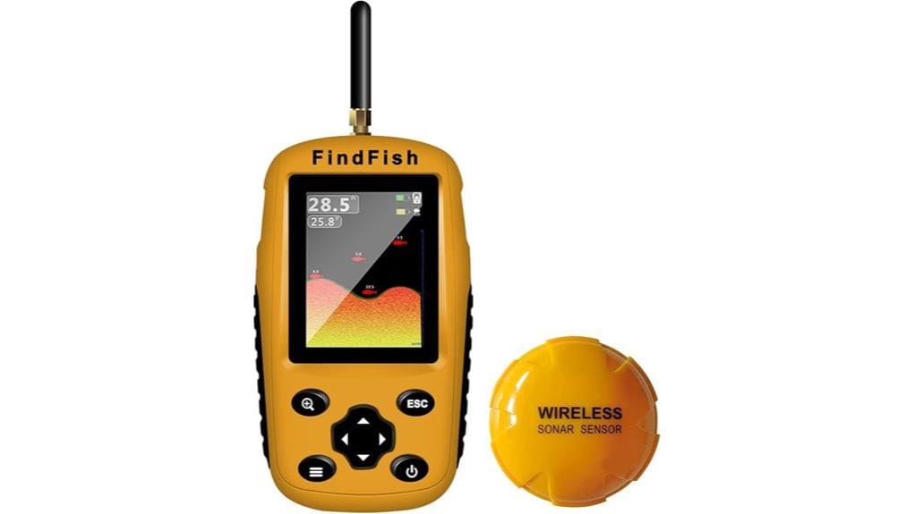 portable wireless sonar depthfinder