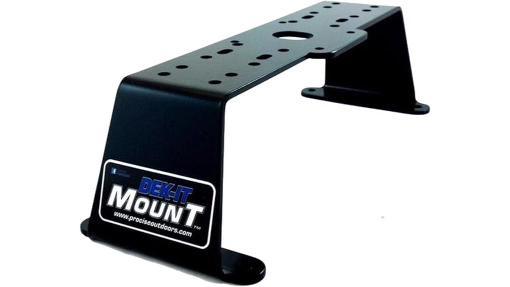 procise outdoors deck mounted fishfinder