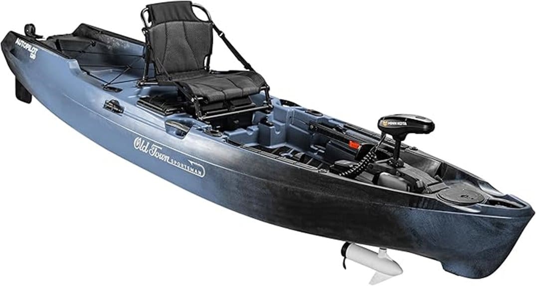 single seat trolling motorboat