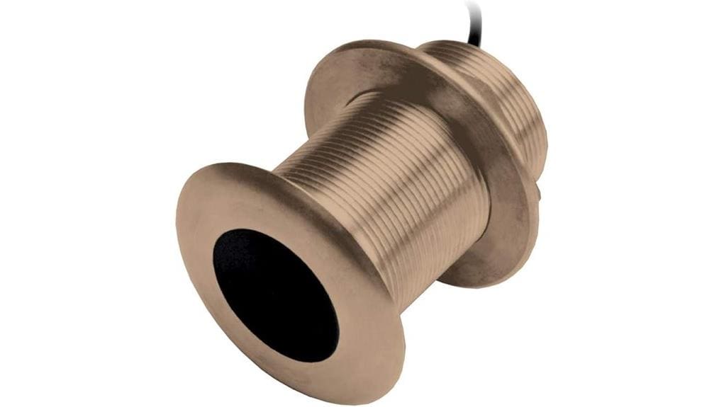 thru hull marine depth transducer
