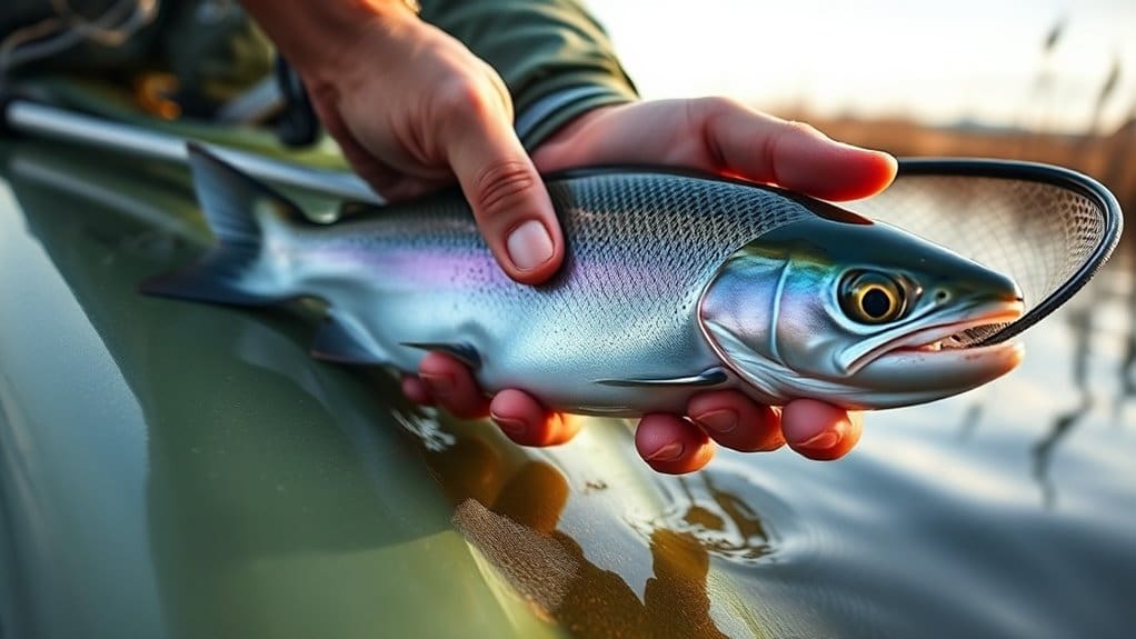 kayak catch and release handling