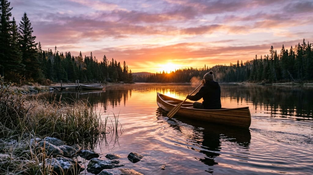 late winter sunset paddle spots