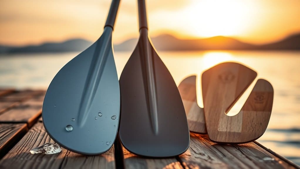 paddle length material blade design