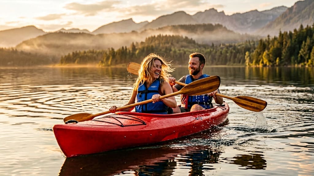 tandem kayaking for couples