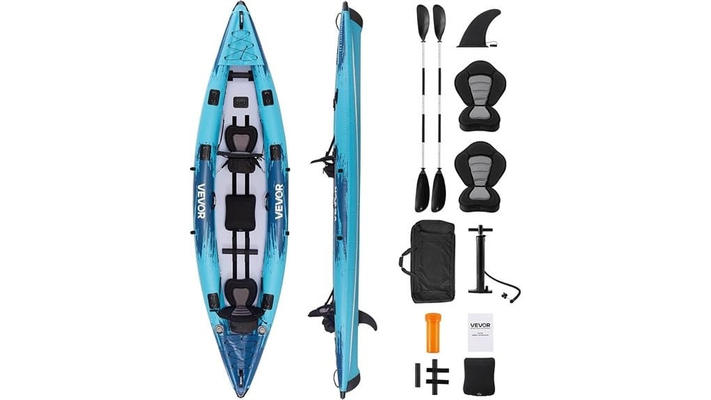 compact inflatable tandem kayak