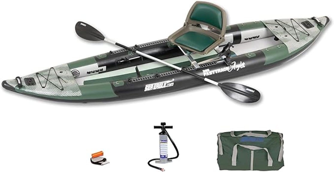 compact two person fishing boat
