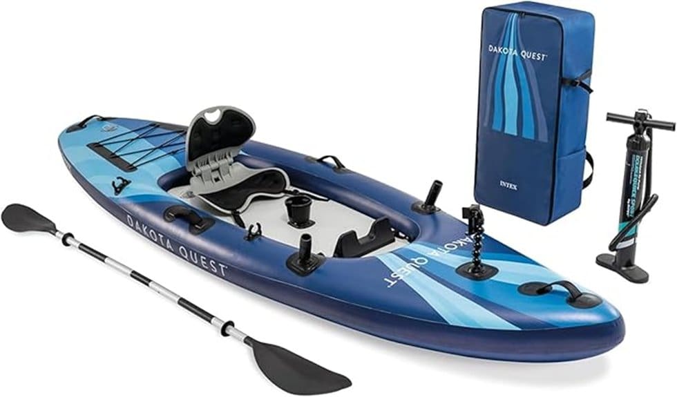 inflatable two person recreational kayak