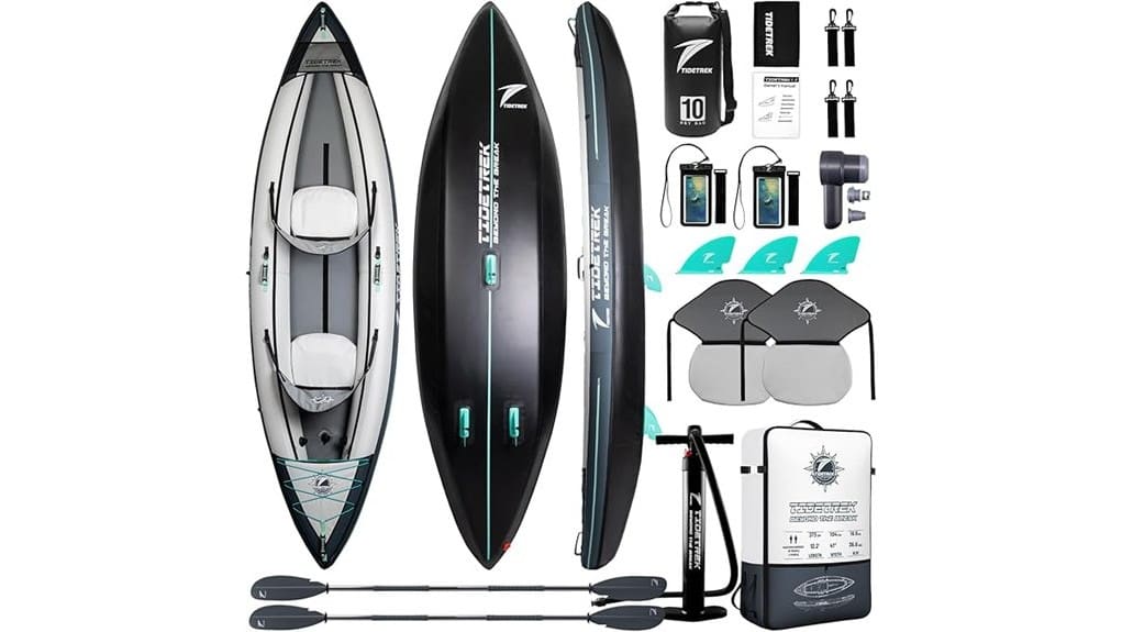 inflatable two person touring kayak