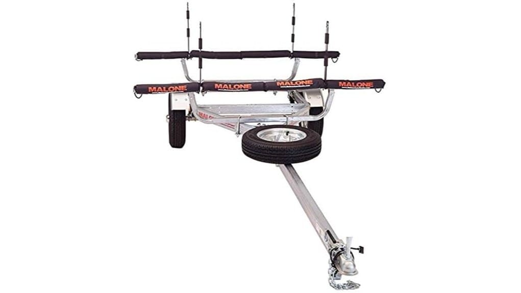lightweight collapsible kayak trailer