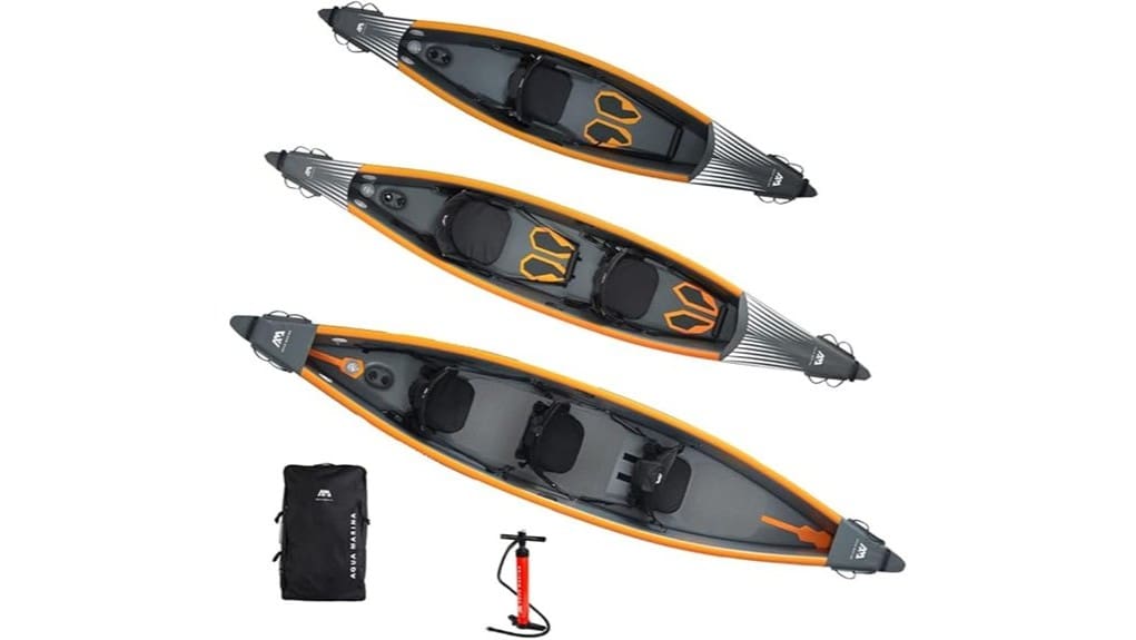 lightweight inflatable long distance canoe
