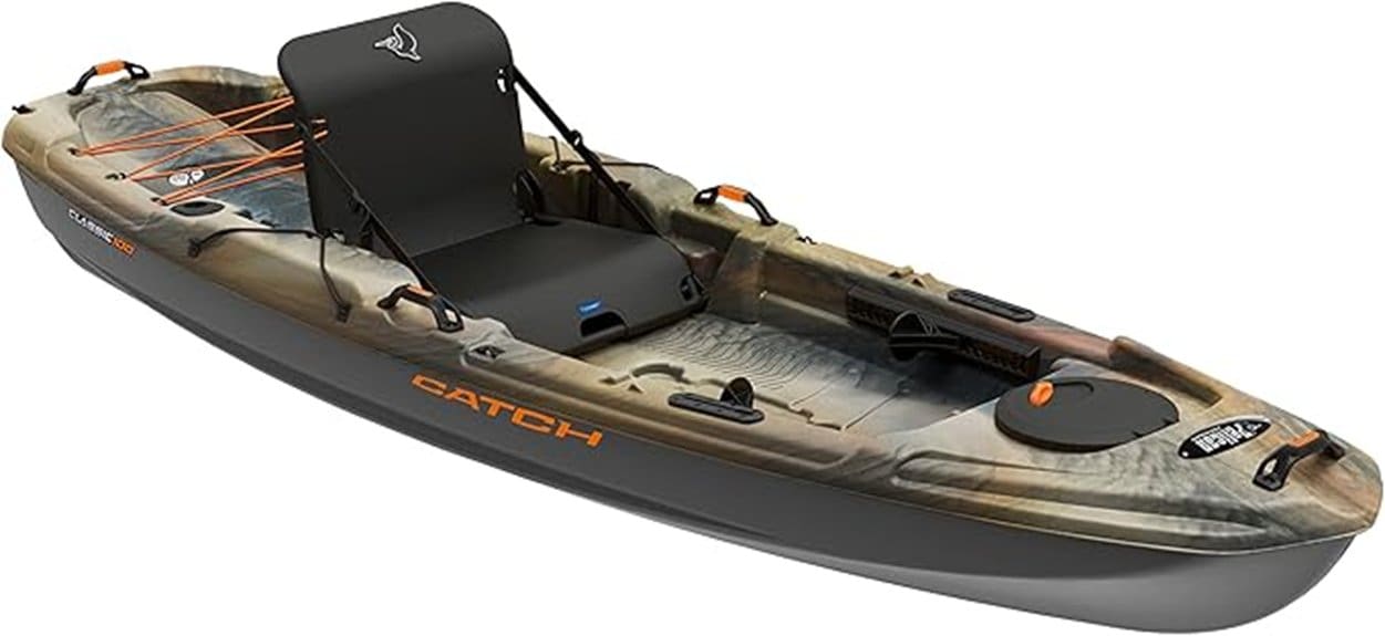 lightweight sit in fishing kayak