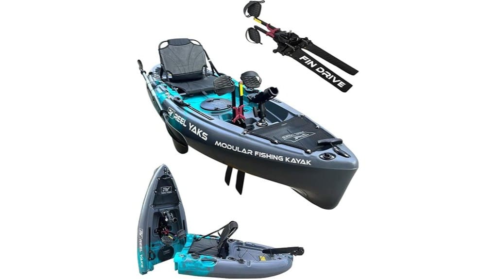 modular raptor fishing kayak