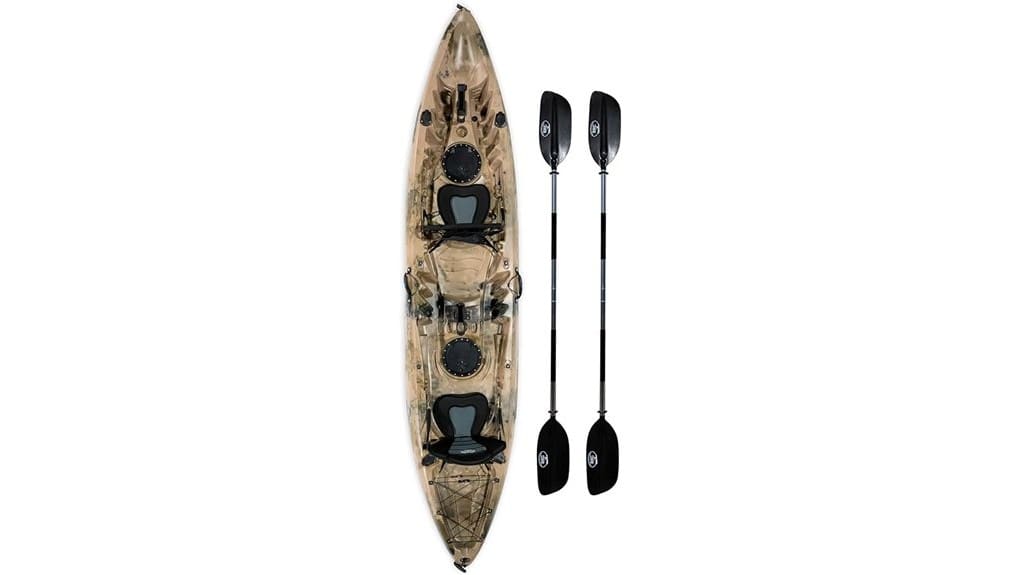 tandem sit on top fishing kayak