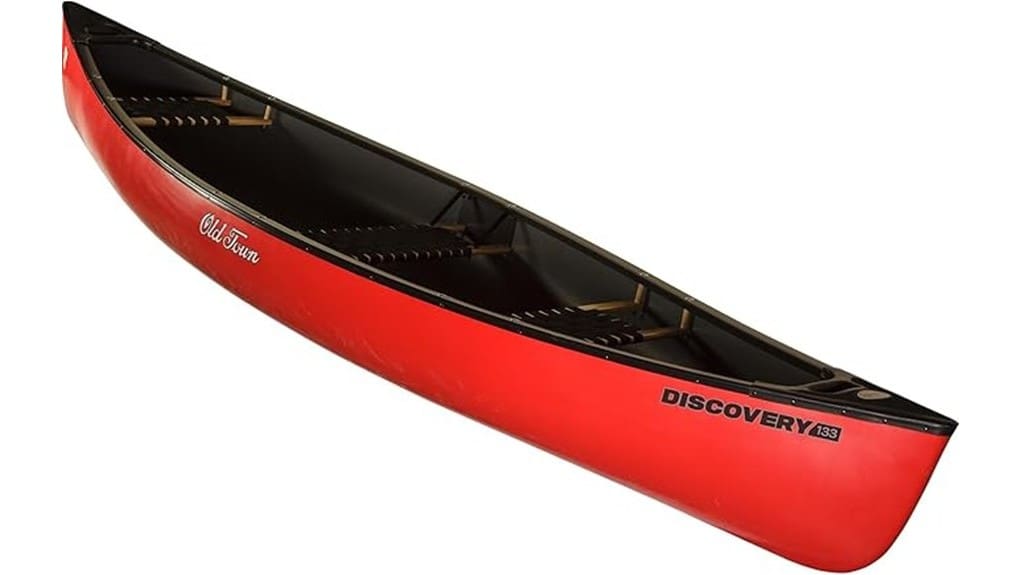 three person recreational touring canoe