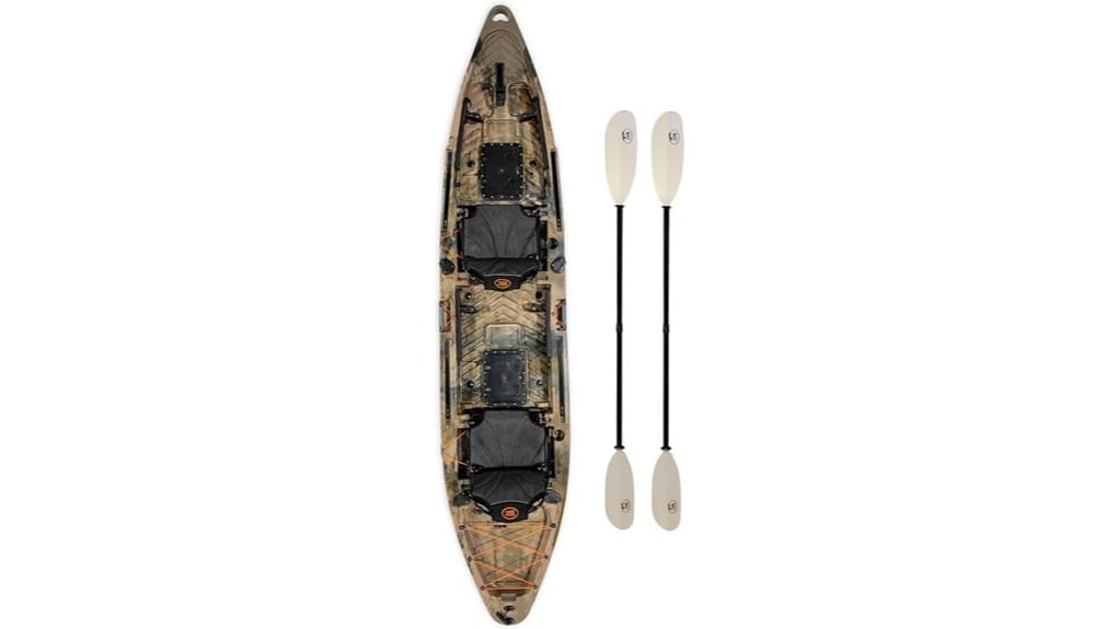 two person performance recreational kayak