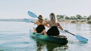 DRIFTSUN Teton 120 Hard Shell Kayak - 2 or 3 Person Sit On Top Fishing Kayak