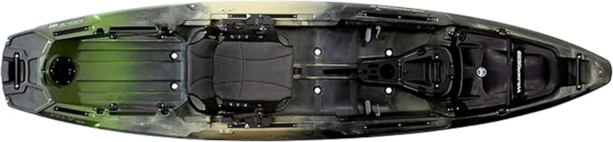 compact fishing focused sit on top kayak