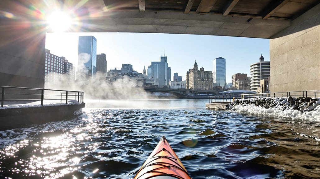 easy sheltered launch access spots