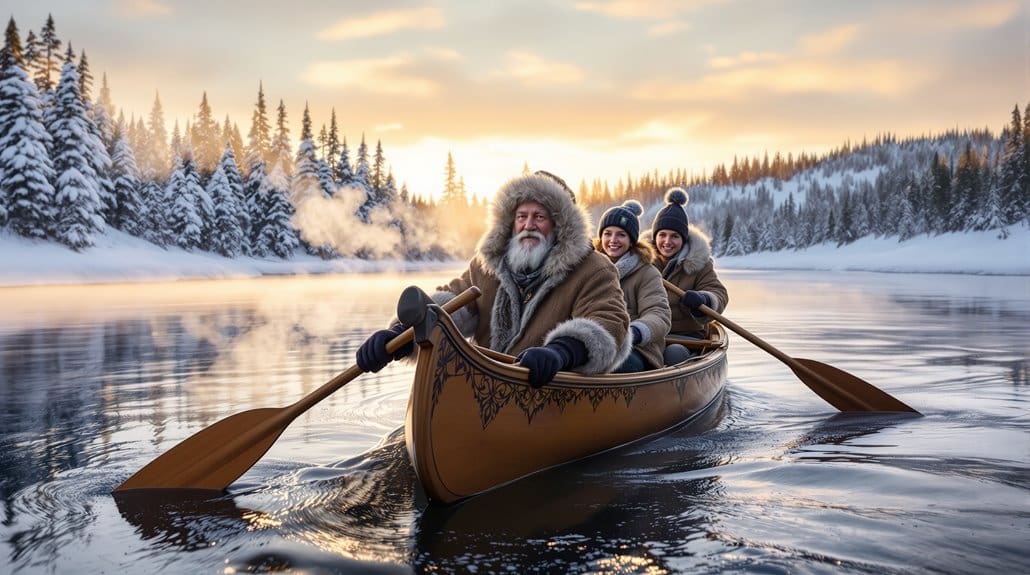 indigenous winter paddling traditions