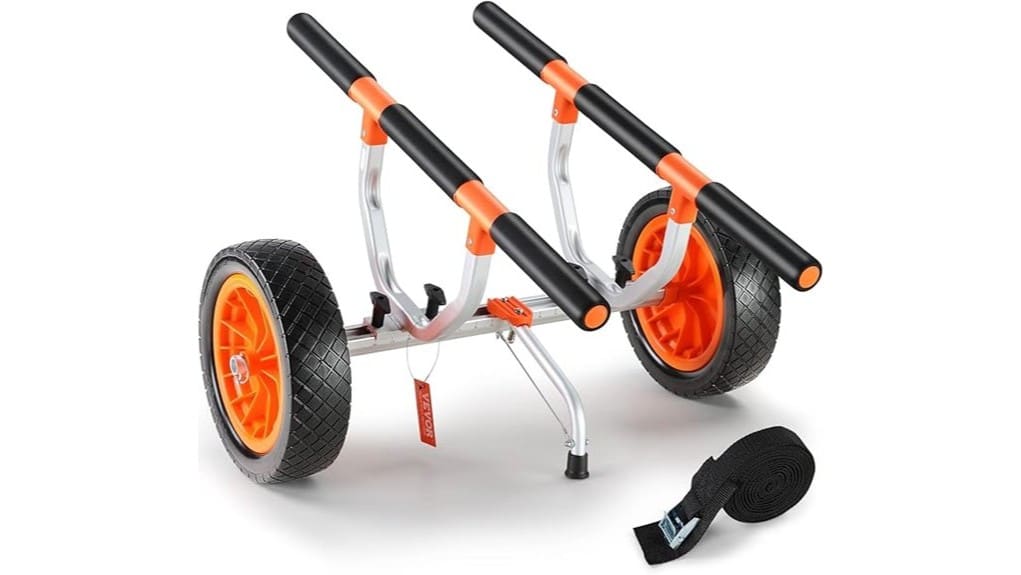 lightweight foldable kayak cart