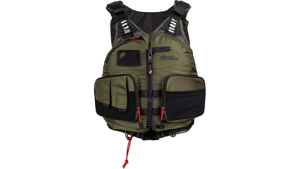 padded vest fishing focused safety