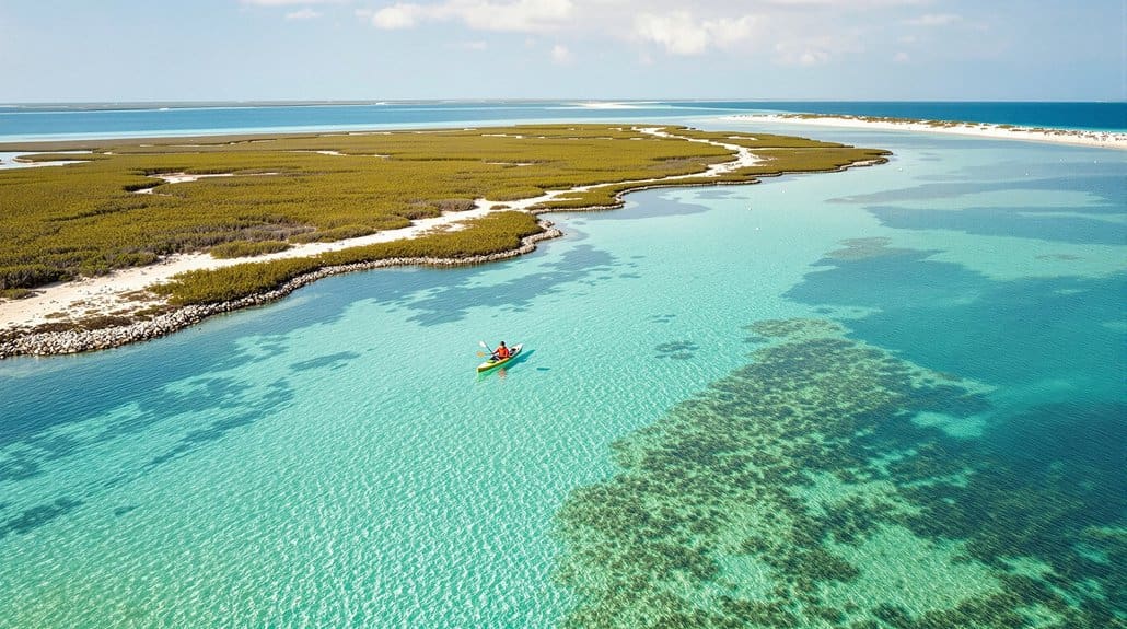 sheltered winter wildlife paddling spots
