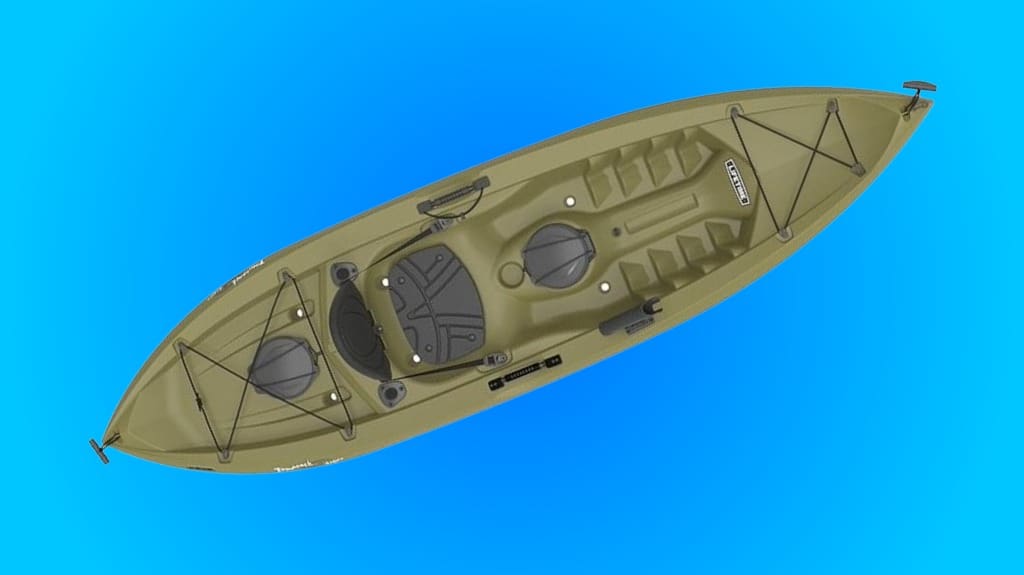 stable recreational fishing kayak