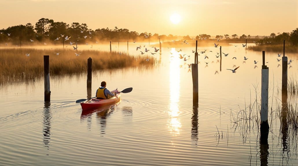 warm clear winter paddling spots