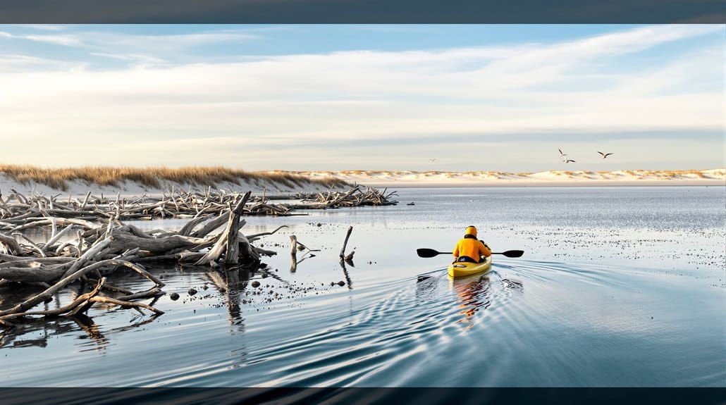 warm sheltered laguna madre paddling